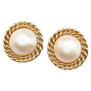 Chanel Clip-On Earrings Pearl #209172C48B